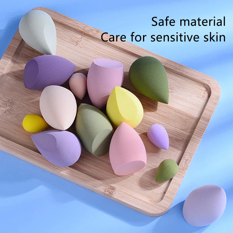 7pcs Makeup Sponges Egg Blender Cosmetics Powder Puff