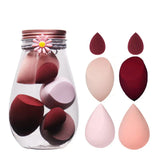 7pcs Makeup Sponges Egg Blender Cosmetics Powder Puff