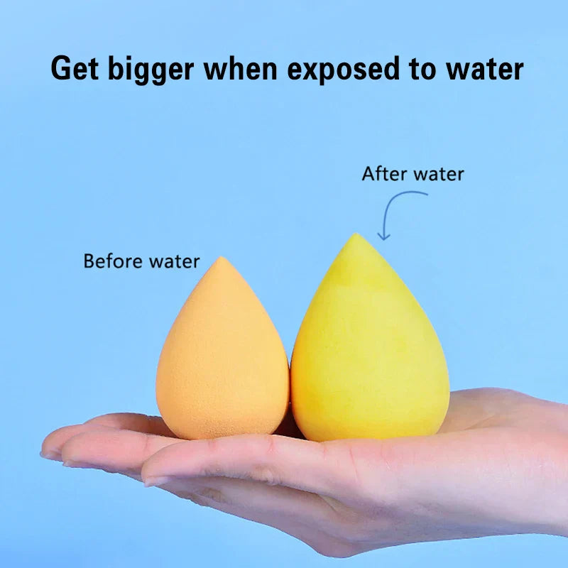 7pcs Makeup Sponges Egg Blender Cosmetics Powder Puff