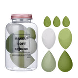 7pcs Makeup Sponges Egg Blender Cosmetics Powder Puff