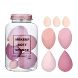 7pcs Makeup Sponges Egg Blender Cosmetics Powder Puff