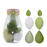 7pcs Makeup Sponges Egg Blender Cosmetics Powder Puff