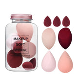 7pcs Makeup Sponges Egg Blender Cosmetics Powder Puff