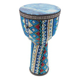 8.5 Inch Beautiful African Djembe Drum Colorful Cloth