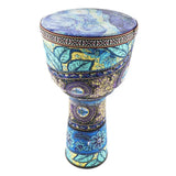 8.5 Inch Beautiful African Djembe Drum Colorful Cloth