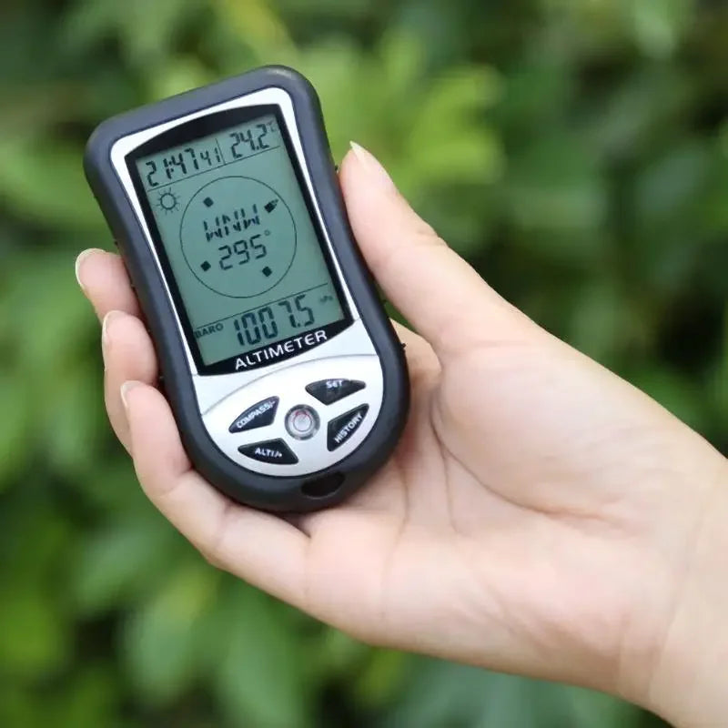 8 in 1 Handheld Navigation Compass altimeter thermometer