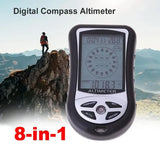 8 in 1 Handheld Navigation Compass altimeter thermometer