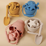 8pcs Beach Toys BPA Free Food-Grade Silicone Fun