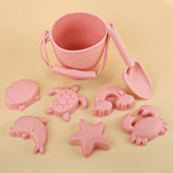 8pcs Beach Toys BPA Free Food-Grade Silicone Fun