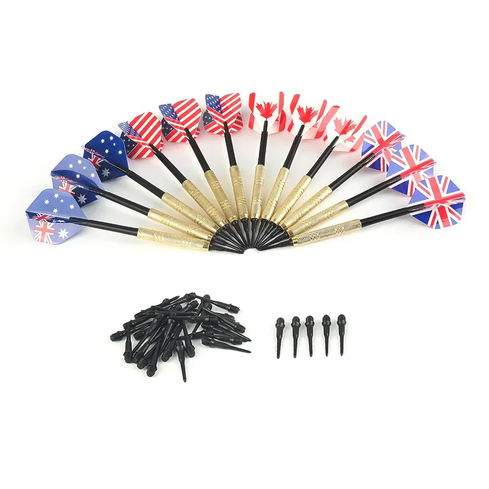 9 Pcs/Sets of Darts With 30 Extra Tips