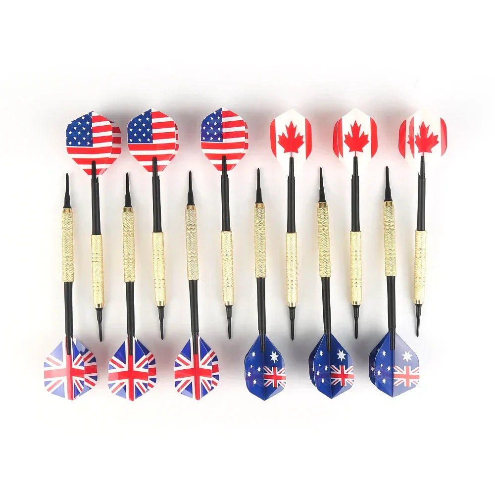 9 Pcs/Sets of Darts With 30 Extra Tips