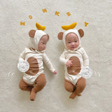 9407 Baby One-piece Clothes Autumn Monkey With Banana