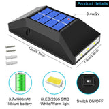 Solar Wall Lamp Outdoor Decoration Garden Courtyard Household