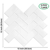 Kitchen Backsplash Waterproof DIY Wall Tiles Self Adhesive