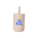 150ML Baby Silicone Cup with Exquisite Pattern Lid