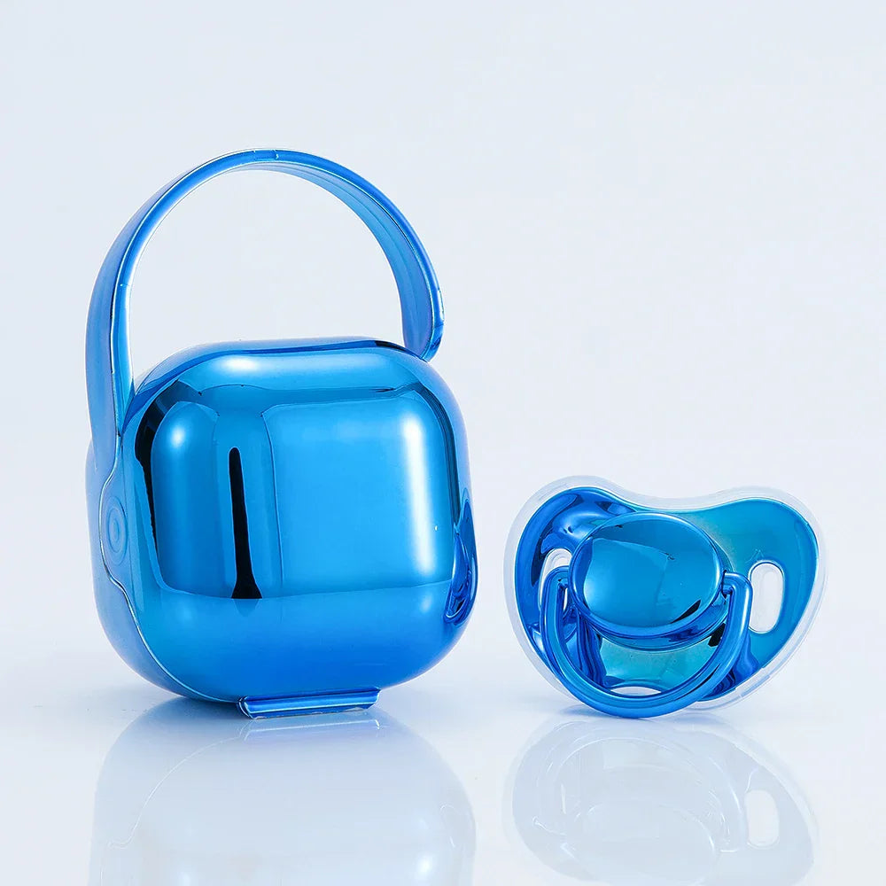 MIYOCAR Lovely bling baby pacifiers and holder kit