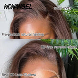 Glueless13x6 Full Frontal HD Lace Wig Chocolate Brown