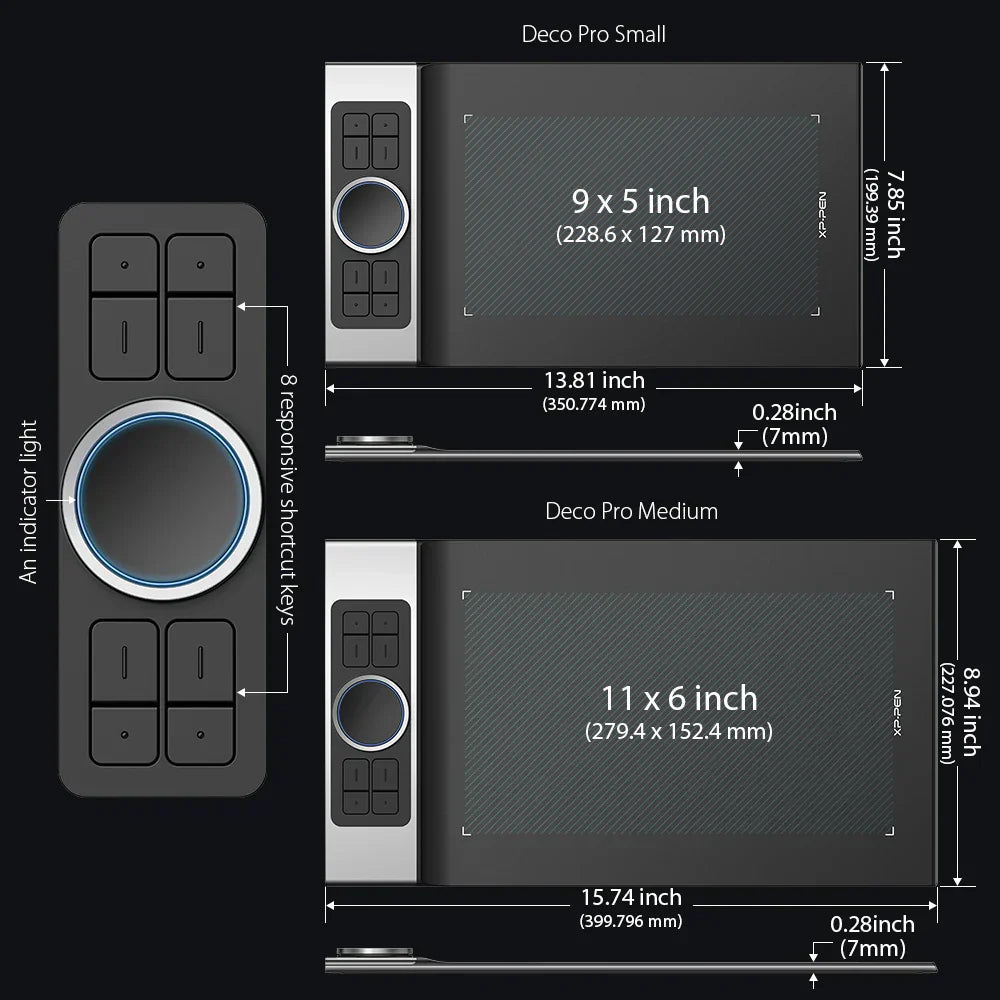 XPPen Deco Pro S M Drawing Tablet Graphics