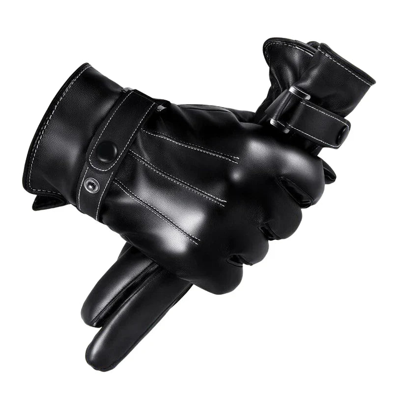 Winter Gloves For Men Leather Gloves Tactical Touchscreen