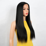 Synthetic Lace Front Wig For Black Women Long
