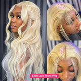 613 Hd Lace Frontal Wig Transparent Honey Blonde