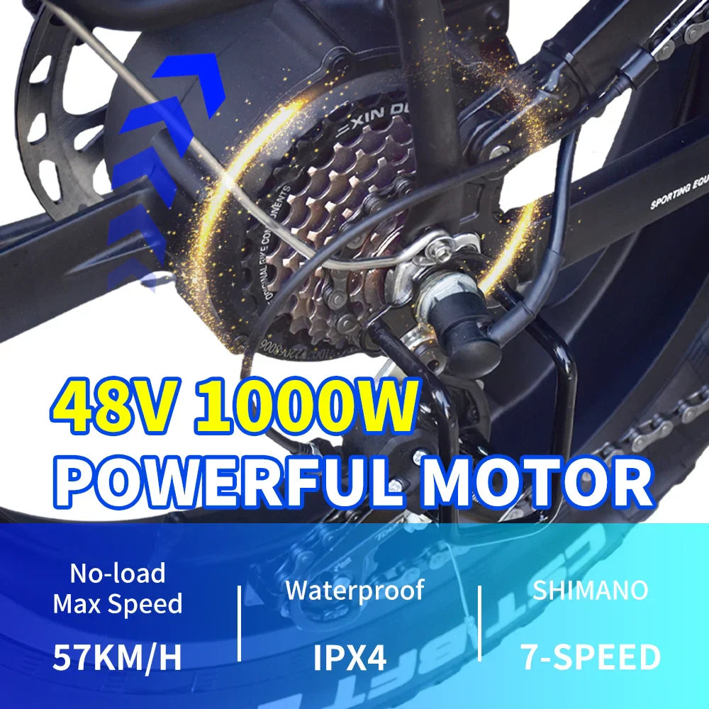 DEEPOWER H20PRO Electric Bicycle 2000W 48V20AH Hydraulic brake