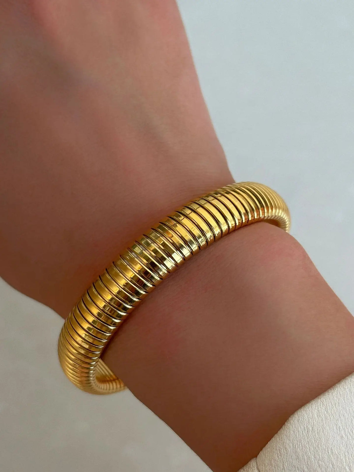 Chic Titanium Steel Gypsy Bracelets Vintage Elastic Gypsygirl