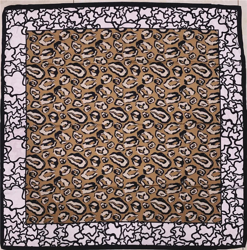 Spanishstyle oversized print handkerchief