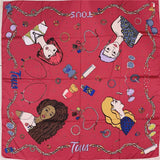 Spanishstyle oversized print handkerchief