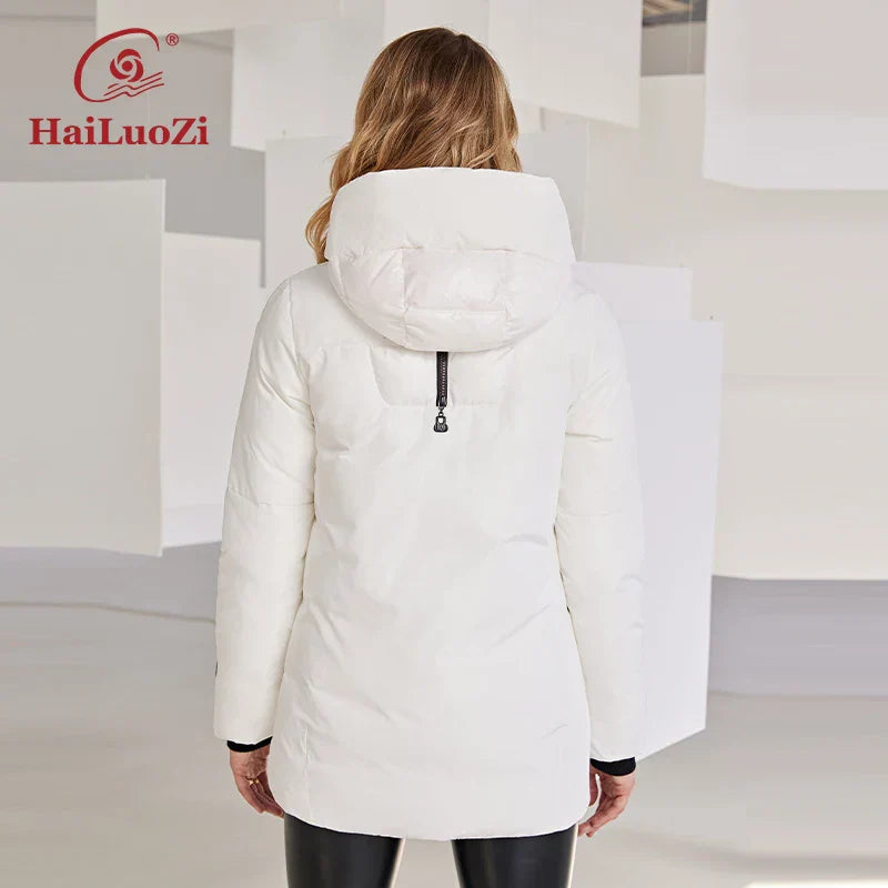 HaiLuoZi 2022 New Winter Women's Jacket Warm and