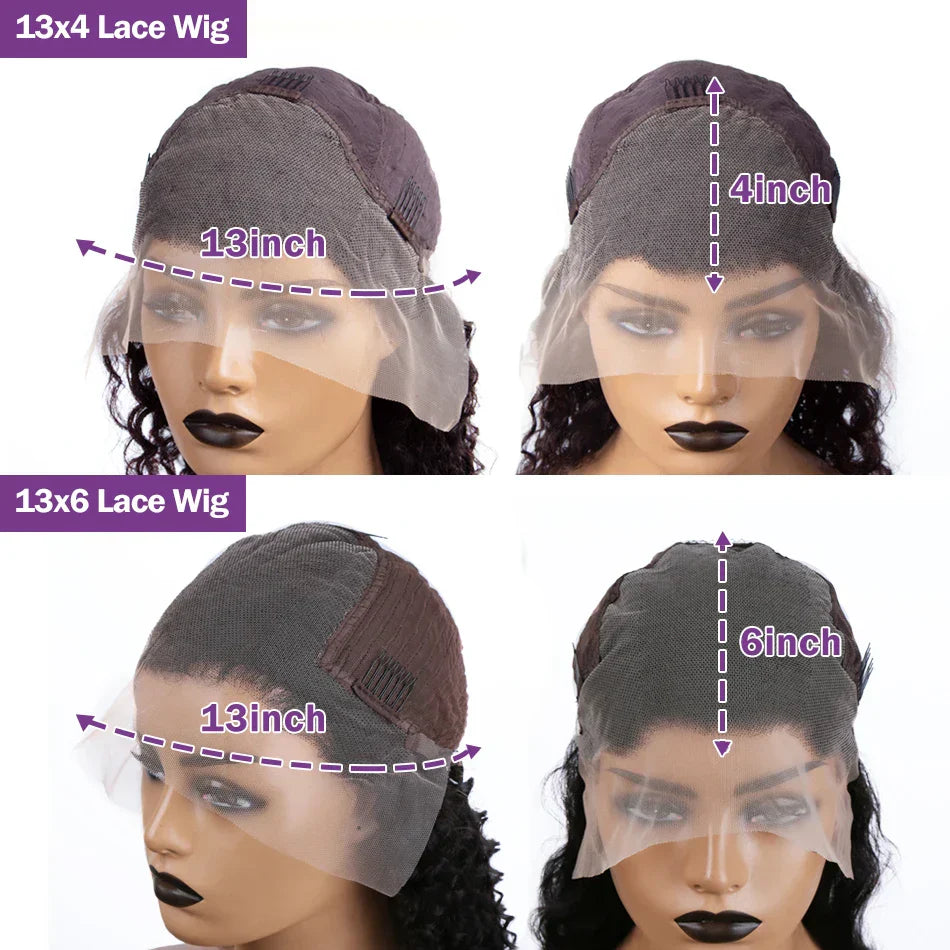Wigirl 250% 40 Inch HD Transparent 13x6 Deep
