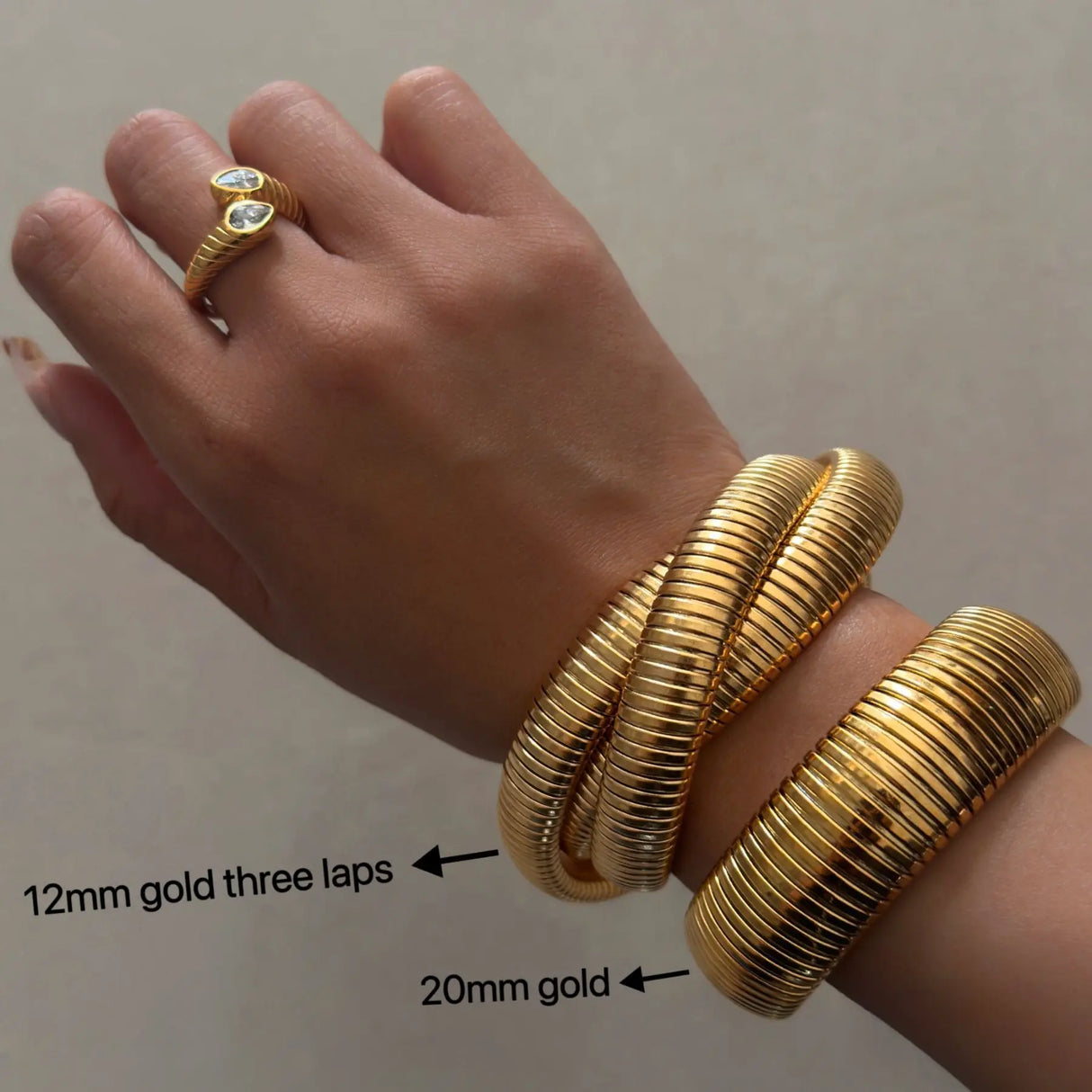 Chic Titanium Steel Gypsy Bracelets Vintage Elastic Gypsygirl