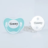 MIYOCAR personalized silver bling pacifier and full silver