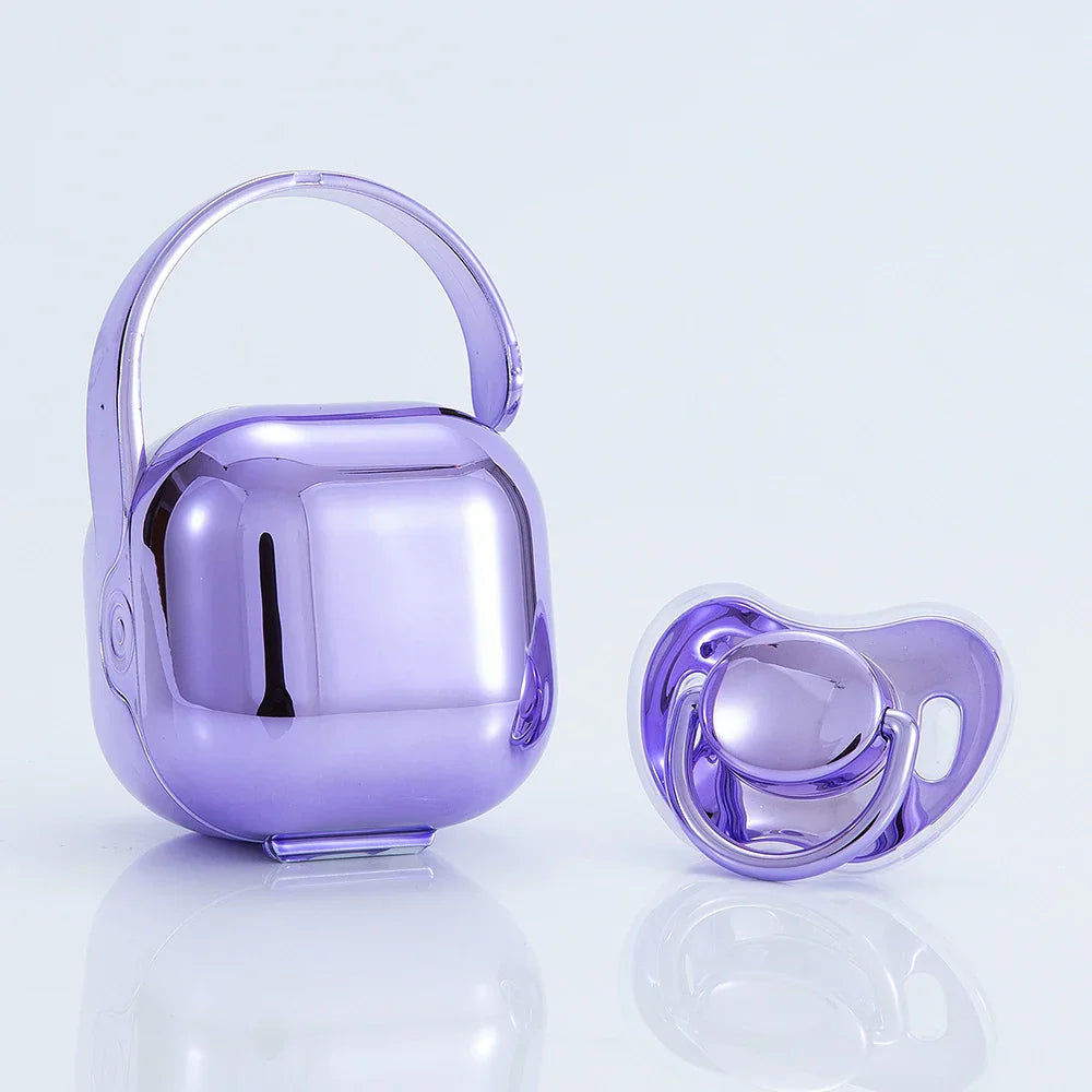 MIYOCAR Lovely bling baby pacifiers and holder kit