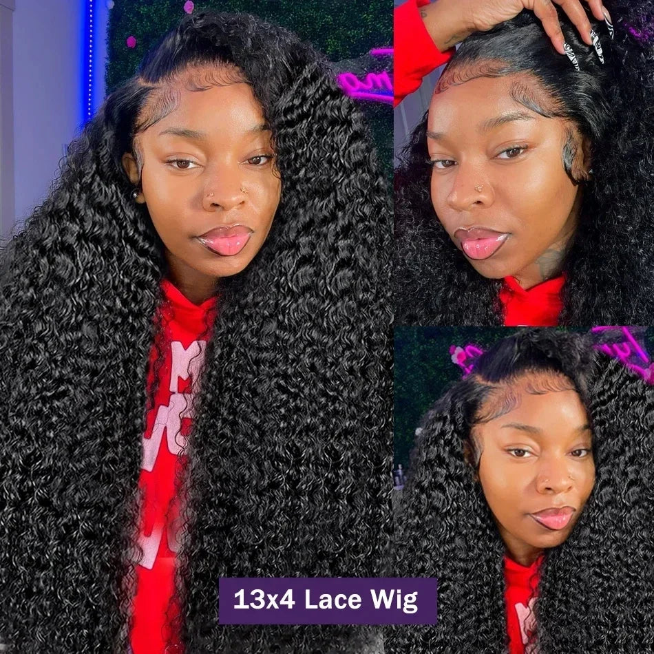Luvin HD Transparent Deep Wave Frontal Wig 13x4/13x6