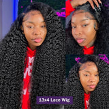 Luvin HD Transparent Deep Wave Frontal Wig 13x4/13x6