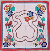 Spanishstyle oversized print handkerchief