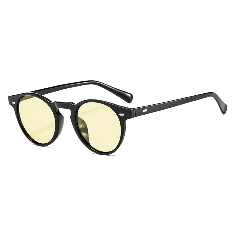 Vintage Round Sunglasses Men Women Brand Designer Fashion