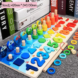 Kids Montessori Math Toys For Toddlers Educational Wooden