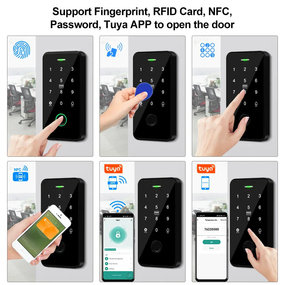 Bluetooth Tuya APP Door Access Control System Kit