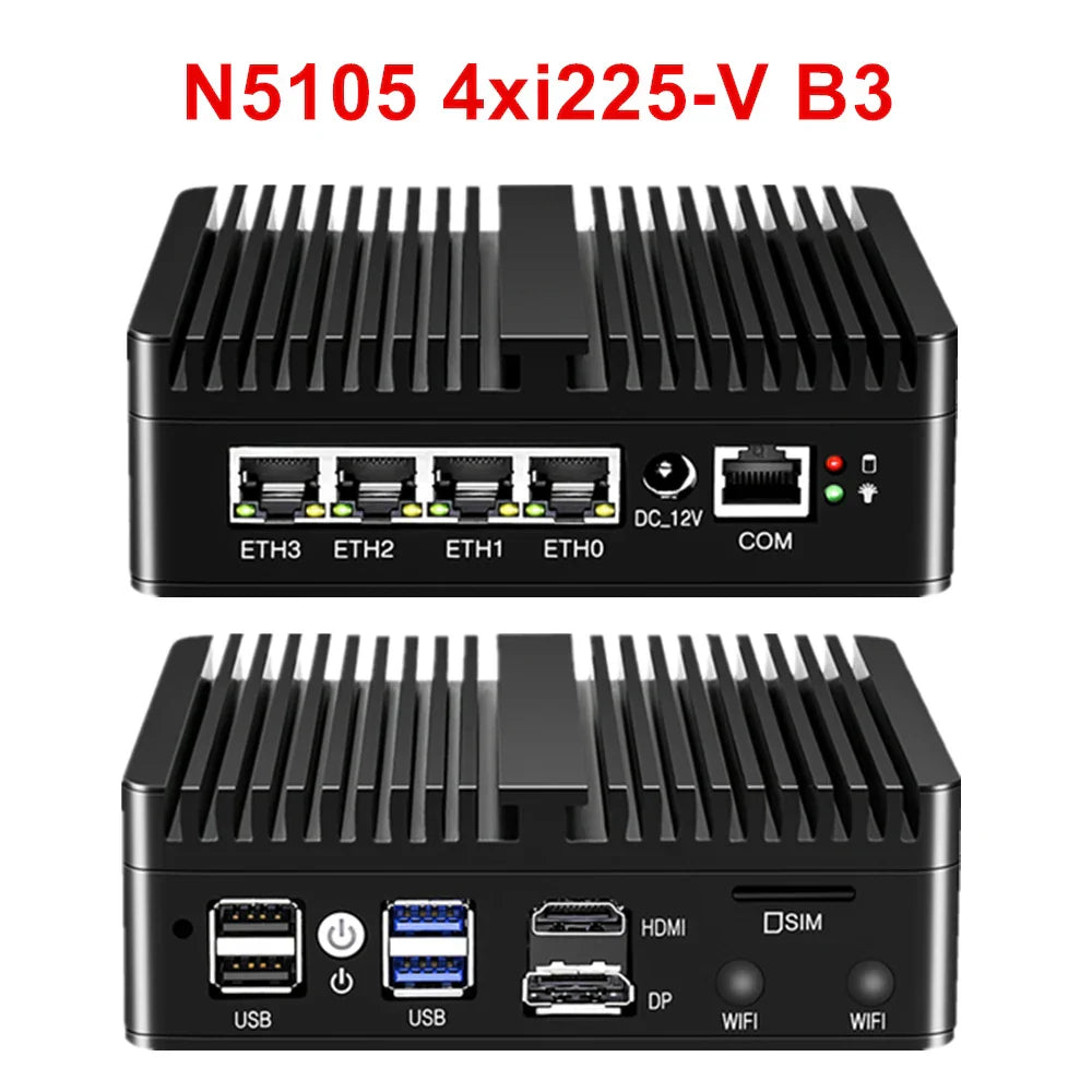 KingnovyPC Firewall Micro Appliance 4 Port i225/i226 2.5GbE