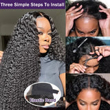 Luvin HD Transparent Deep Wave Frontal Wig 13x4/13x6