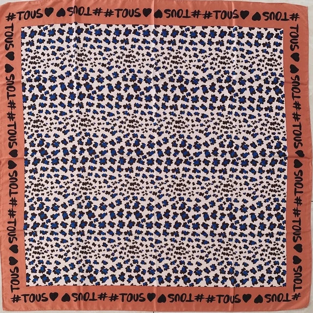 Spanishstyle oversized print handkerchief