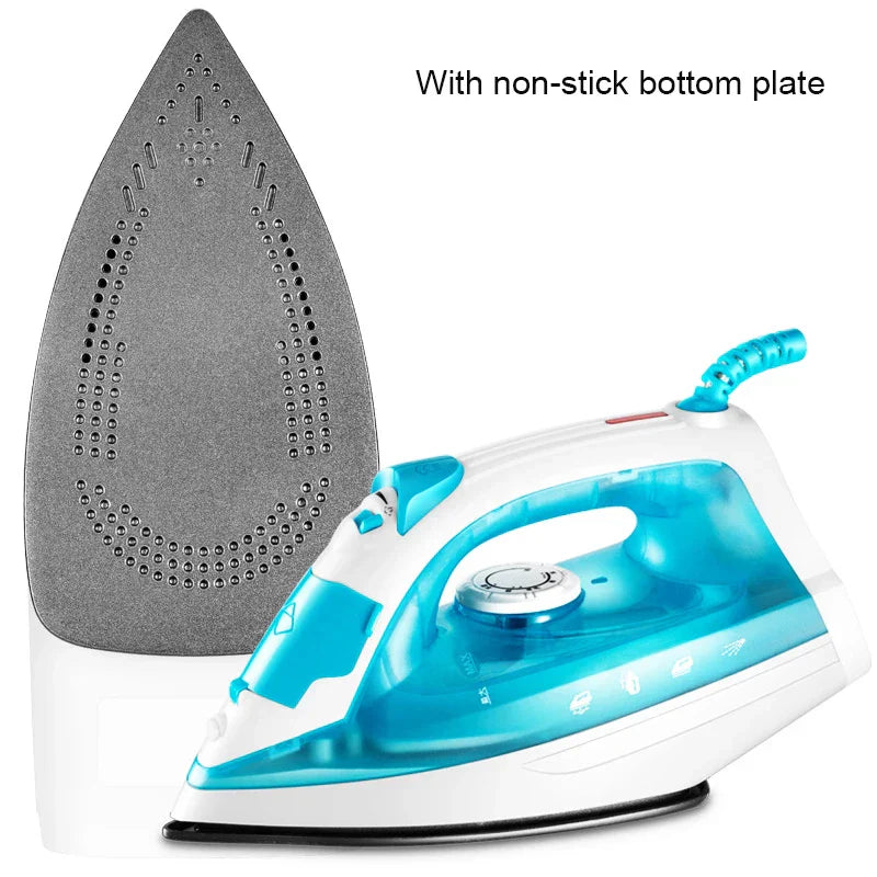 JIQI Handheld Garment Steamer Electric Steam Iron Soleplate