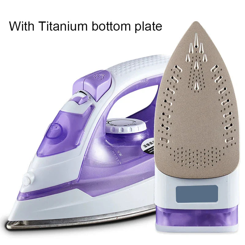 JIQI Handheld Garment Steamer Electric Steam Iron Soleplate