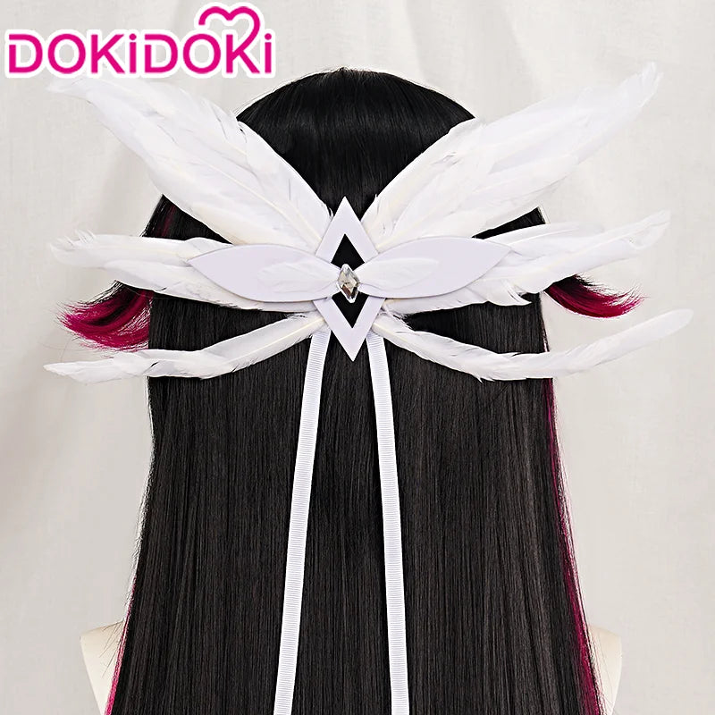 Columbina Wig【110~120CM】 Game Genshin Impact DokiDoki Fatui Harbinger Cosplay Wig Cosplay Columbina Wig Christmas