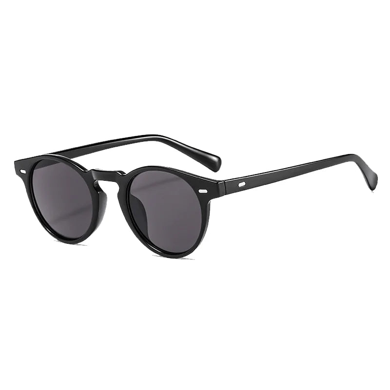Vintage Round Sunglasses Men Women Brand Designer Fashion