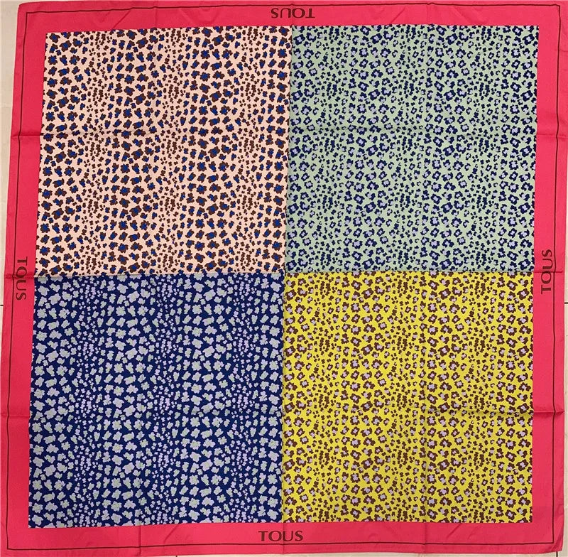 Spanishstyle oversized print handkerchief