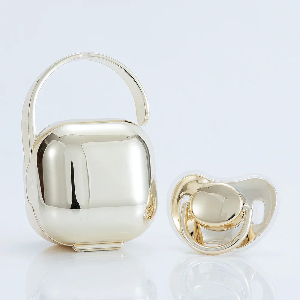 MIYOCAR Lovely bling baby pacifiers and holder kit