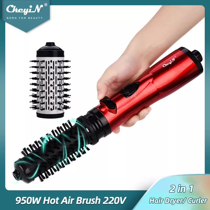 CkeyiN Hair Dryer Brush 2 In 1 Hot